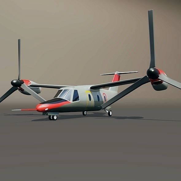 Bell Agusta BA-609 N609AG verticopter 3D model_1