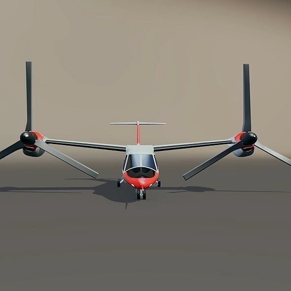 Bell Agusta BA-609 N609AG verticopter 3D model_2