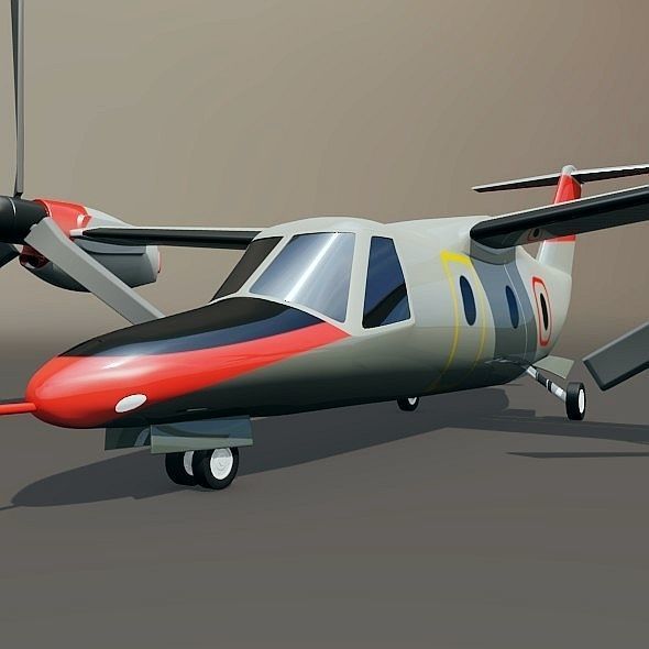 Bell Agusta BA-609 N609AG verticopter 3D model_8