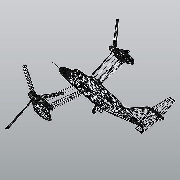 Bell Agusta BA-609 N609AG verticopter 3D model_13