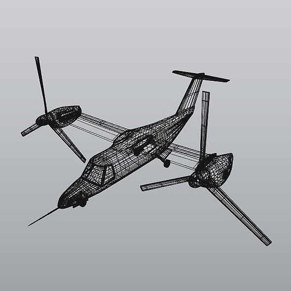 Bell Agusta BA-609 N609AG verticopter 3D model_12