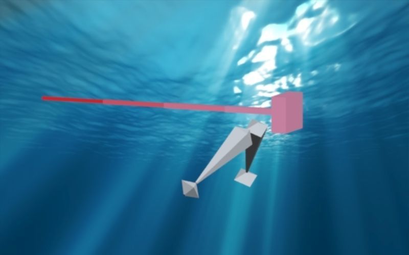 shark rigged animated Low-poly 3D model_1