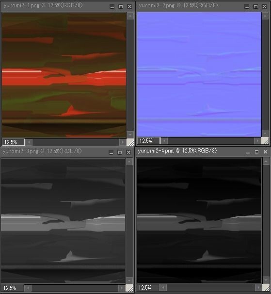 yunomi2 cup Low-poly 3D model_9