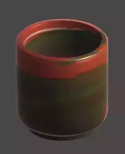 yunomi2 cup Low-poly 3D model