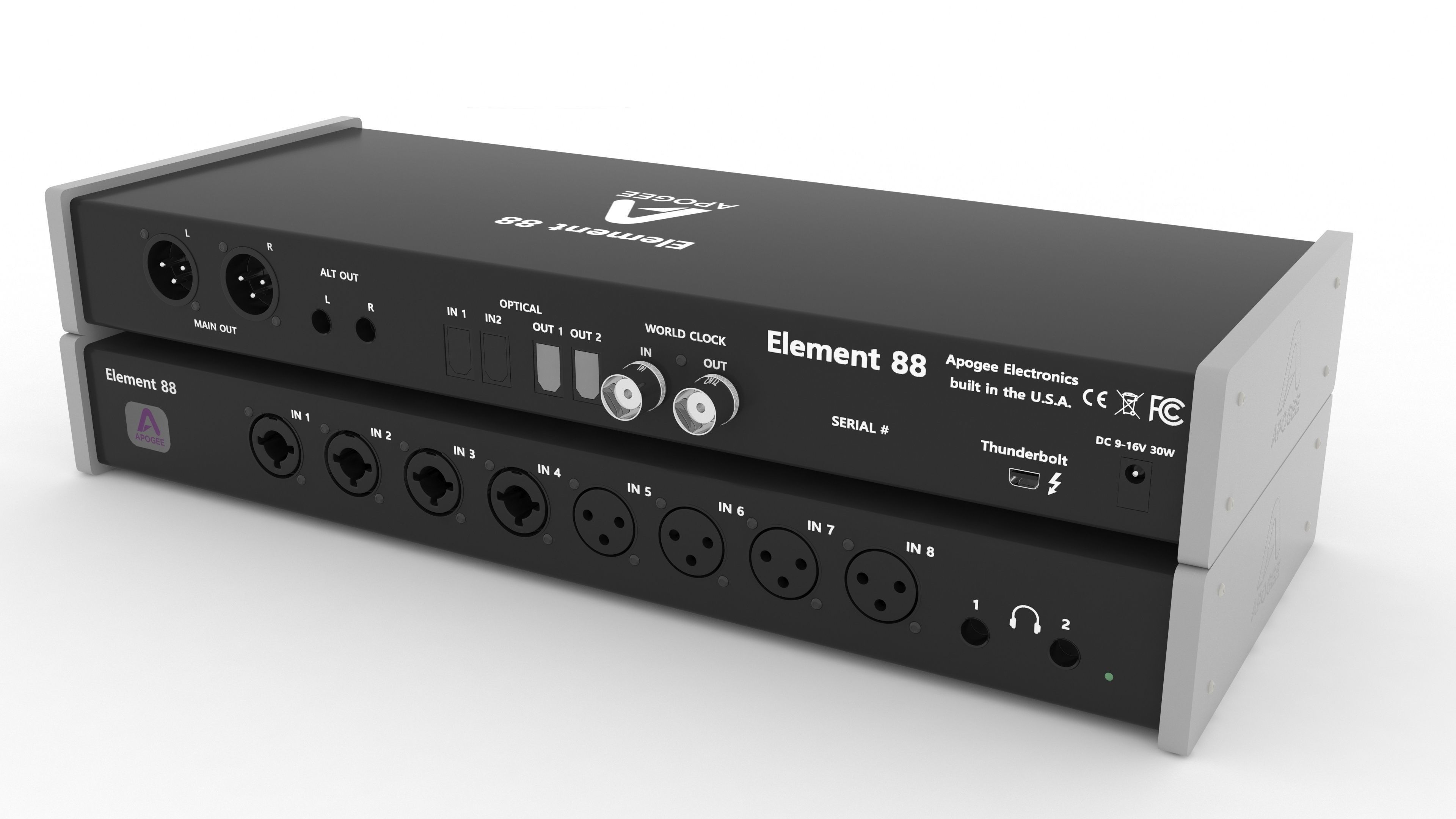 Apogee Element 88 Thunderbolt Audio Interface 3D model CGTrader