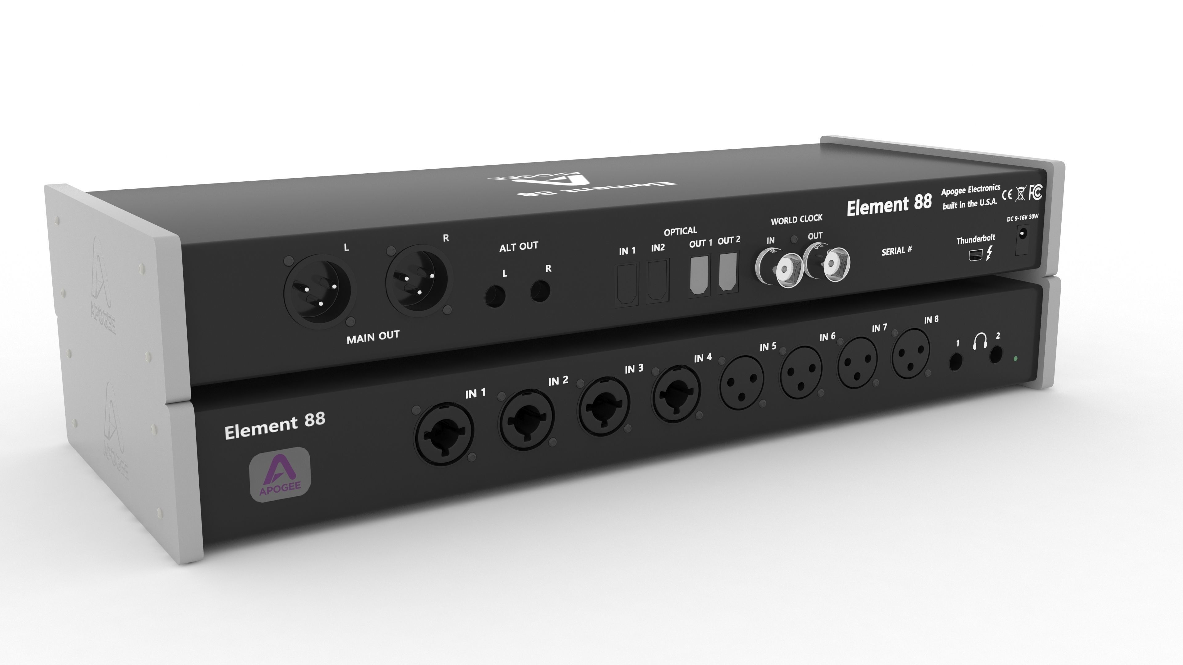 Apogee Element 88 Thunderbolt Audio Interface 3D model_1