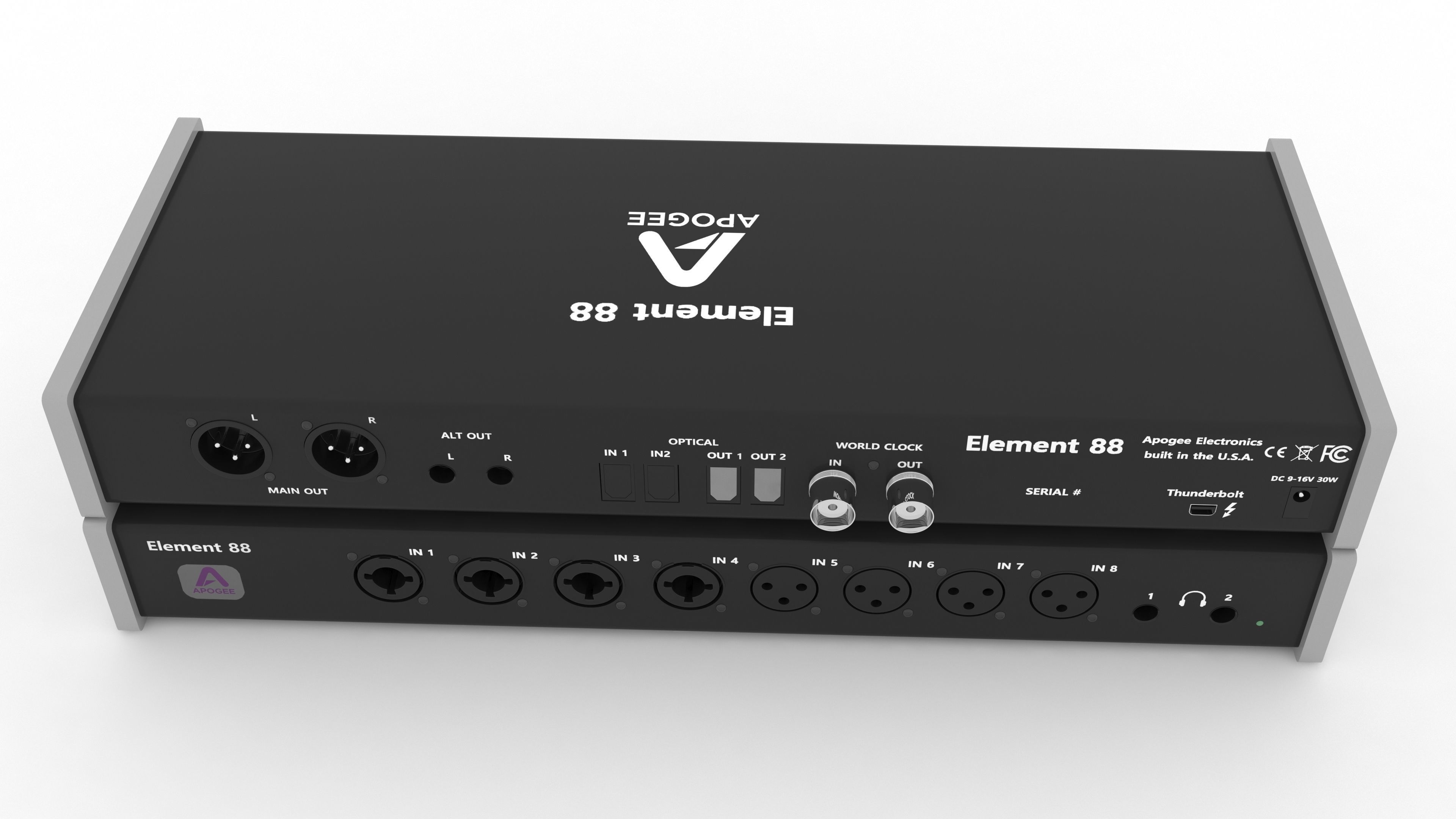Apogee Element 88 Thunderbolt Audio Interface 3D model CGTrader