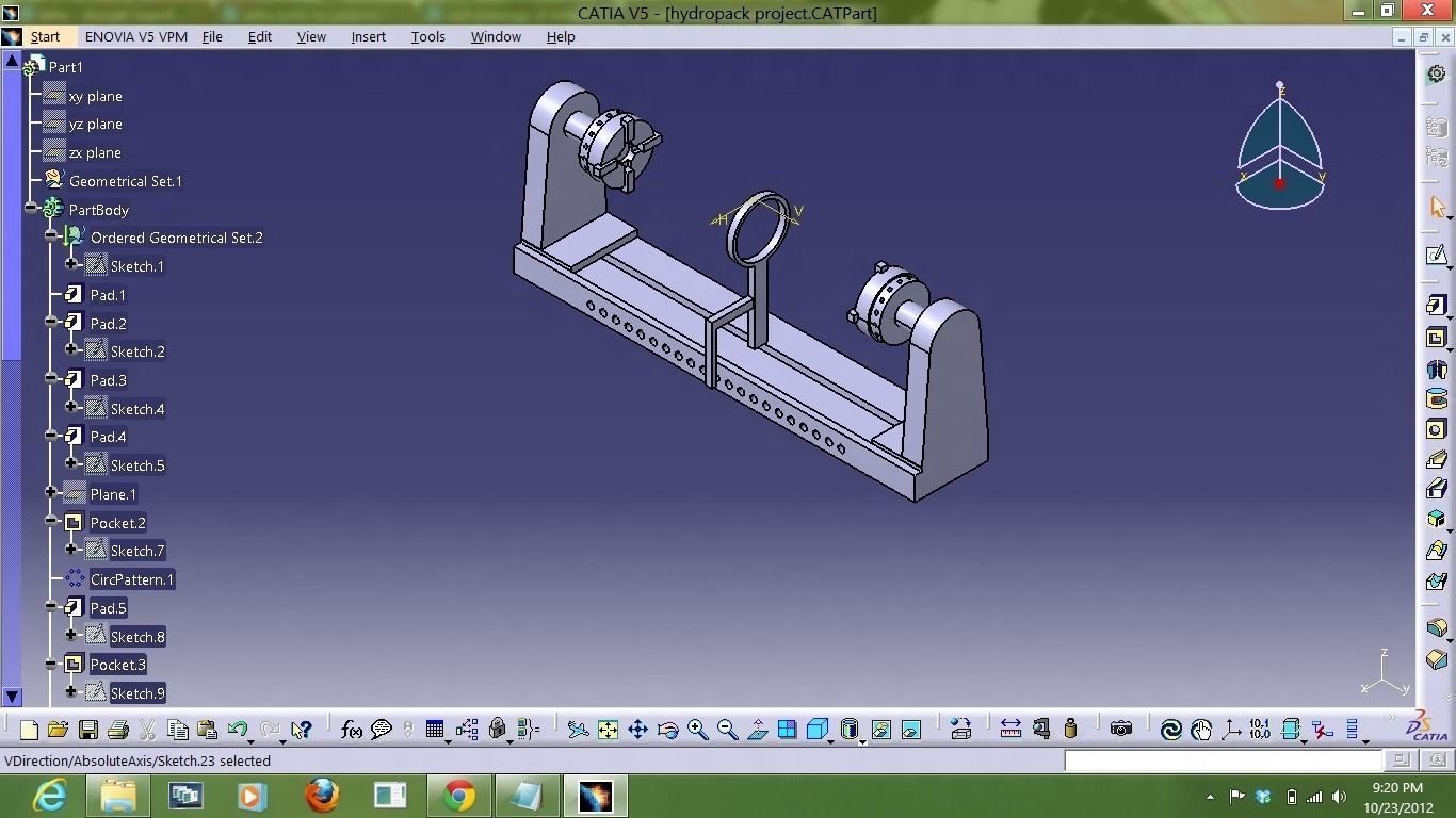 Lathe bed indexing Free 3D model_0