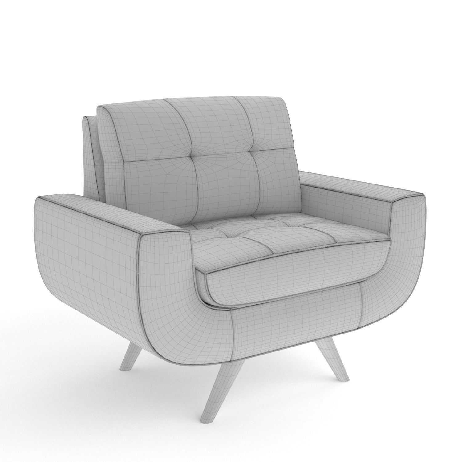MODERN ARMCHAIR 3D model_4
