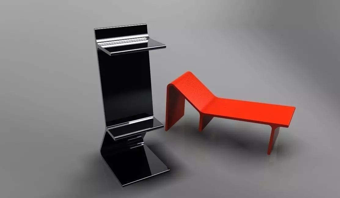 tabouret EM Free 3D model