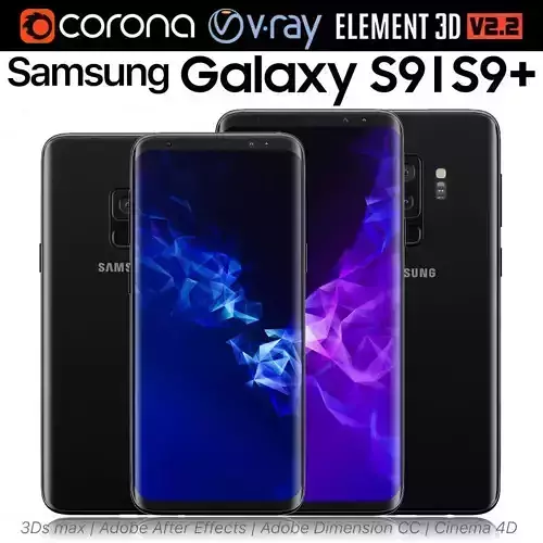 Samsung Galaxy S9 and S9 PLUS Black