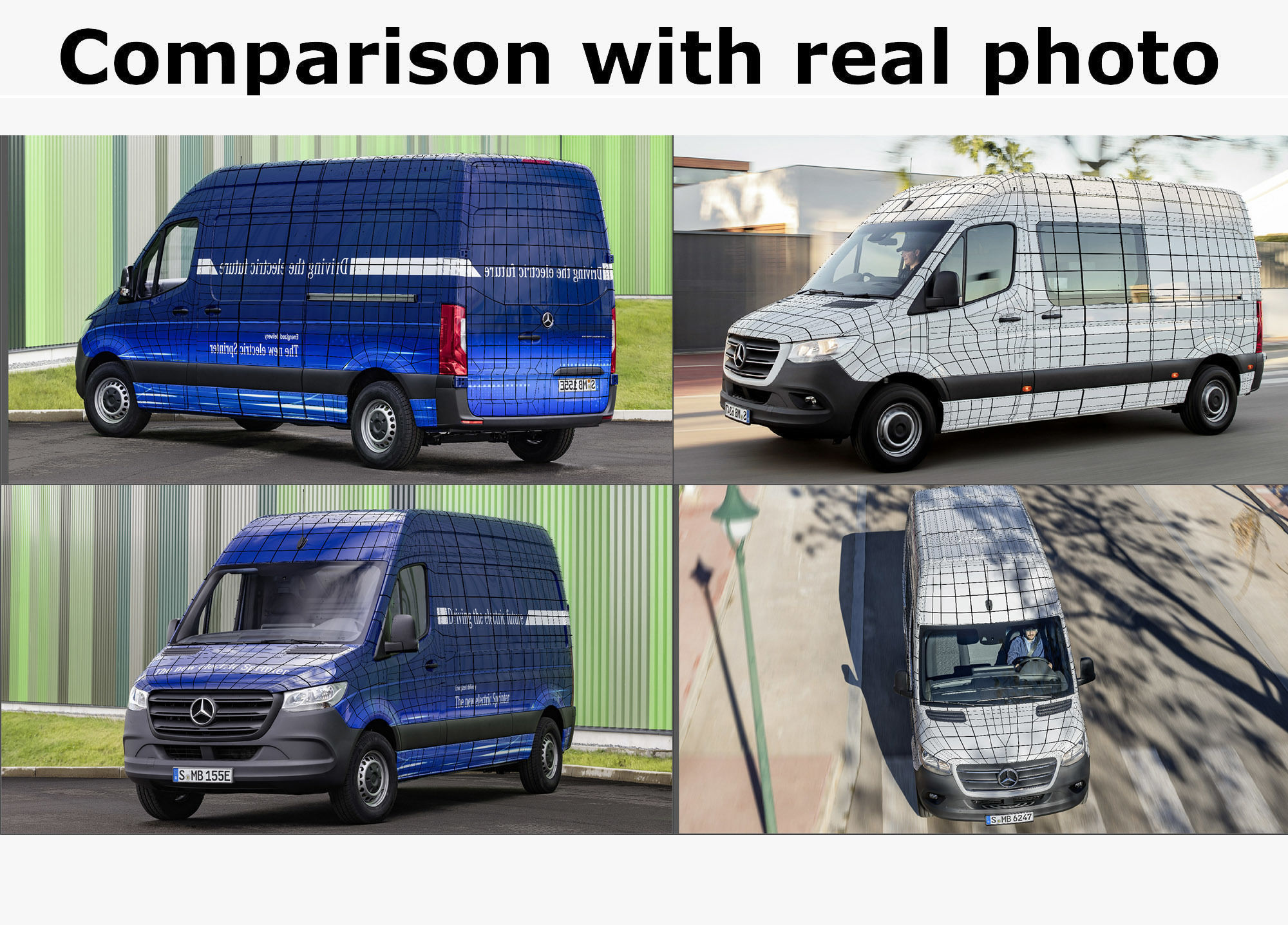 Mercedes Sprinter 2018 standard roof 3D model_26