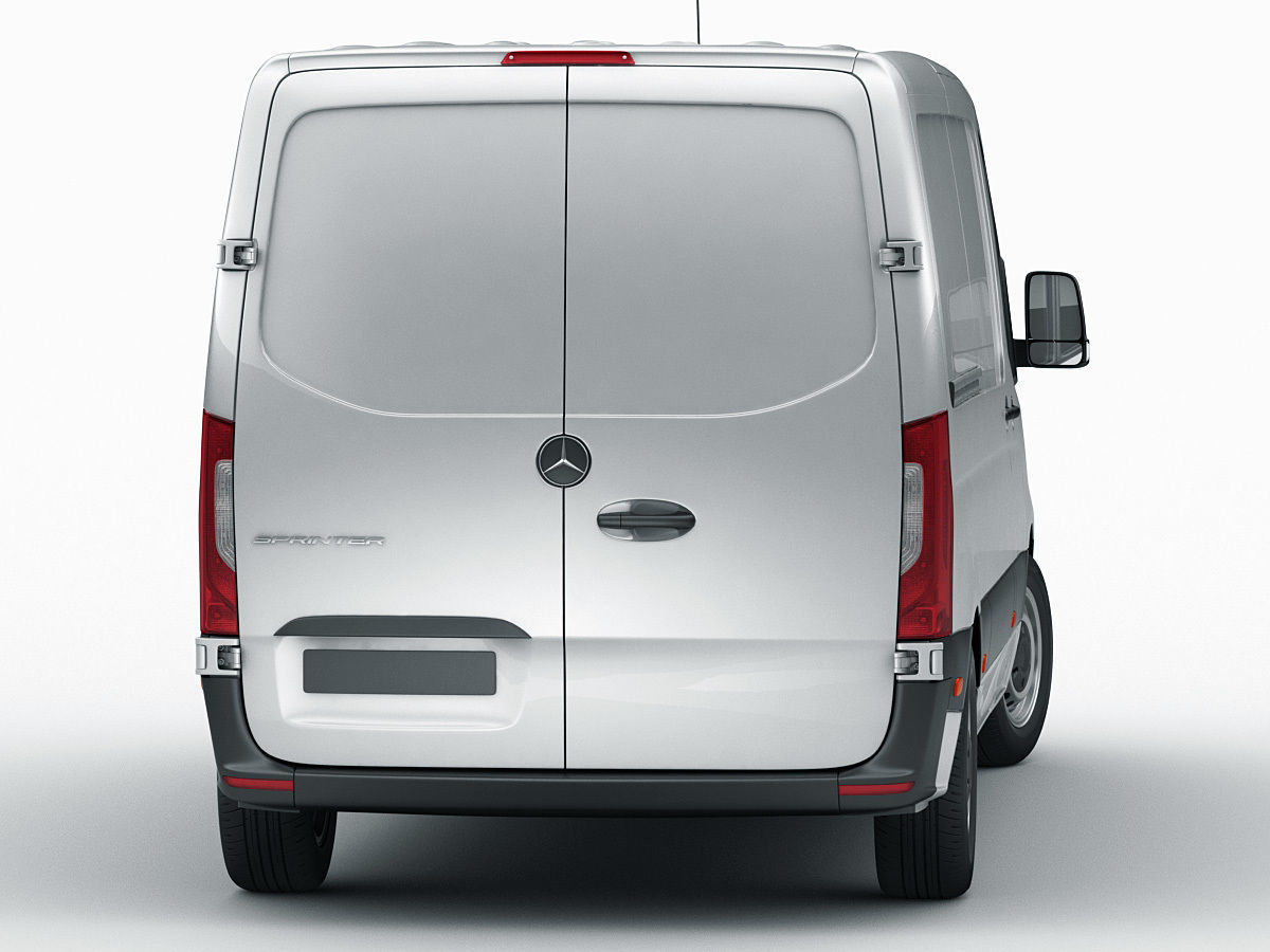 Mercedes Sprinter 2018 standard roof 3D model_15