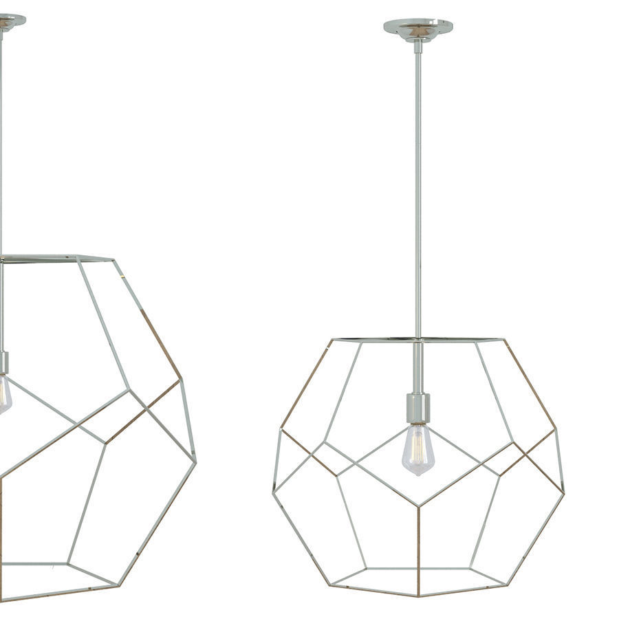 MARA NICKEL PENDANT 3D model_8