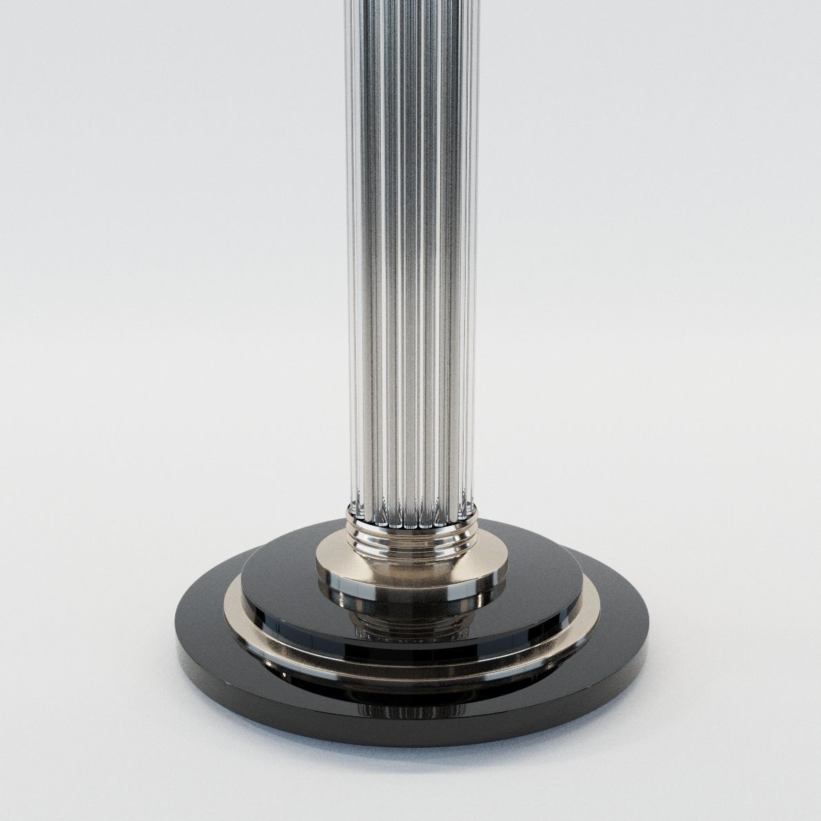 Stand lamp - Art Deco style 3D model_1