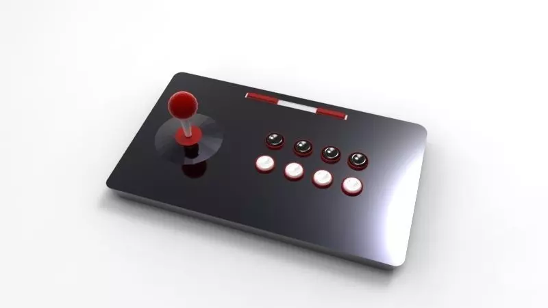 joystick arcade free 3D model | CGTrader