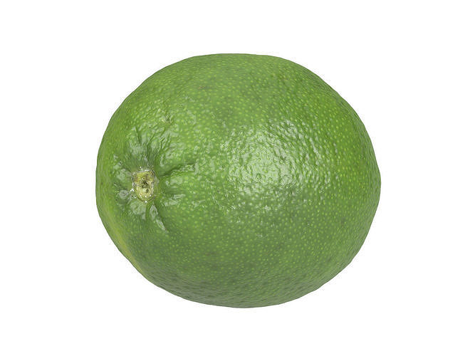 Photorealistic Lime 3D Scan 3D model