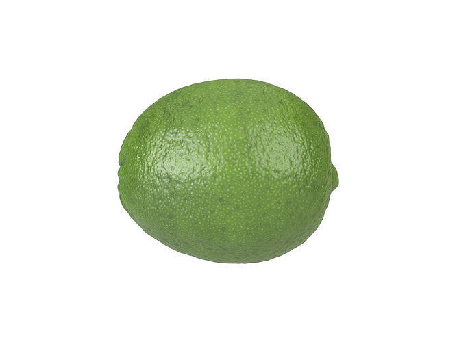Photorealistic Lime 3D Scan 3D model 2