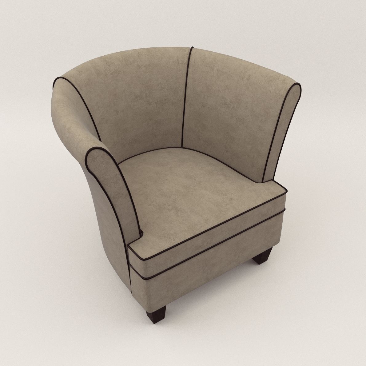 Armchair - New design 3D model_1