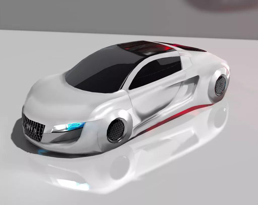 audi RSQ Free 3D model