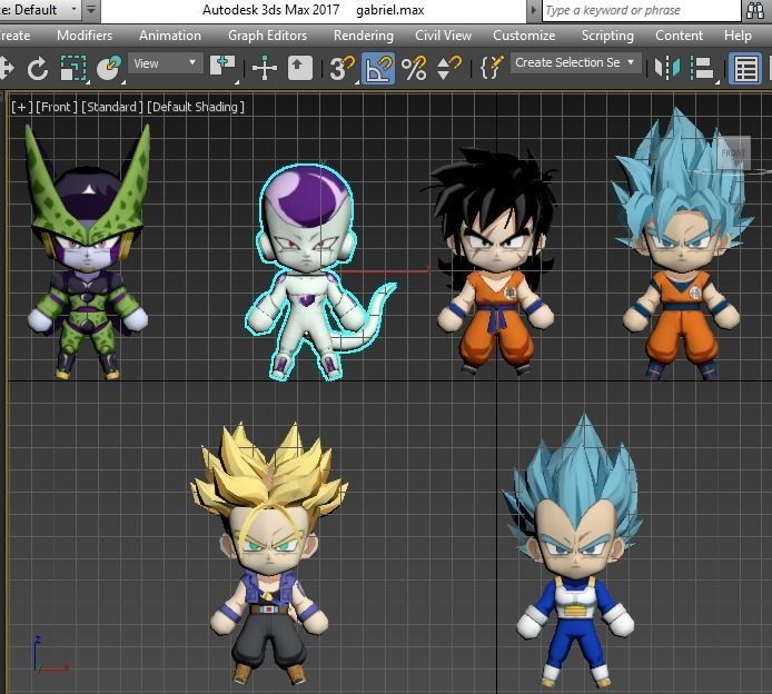 Chibi Dragon Ball Pack 3D print model_2