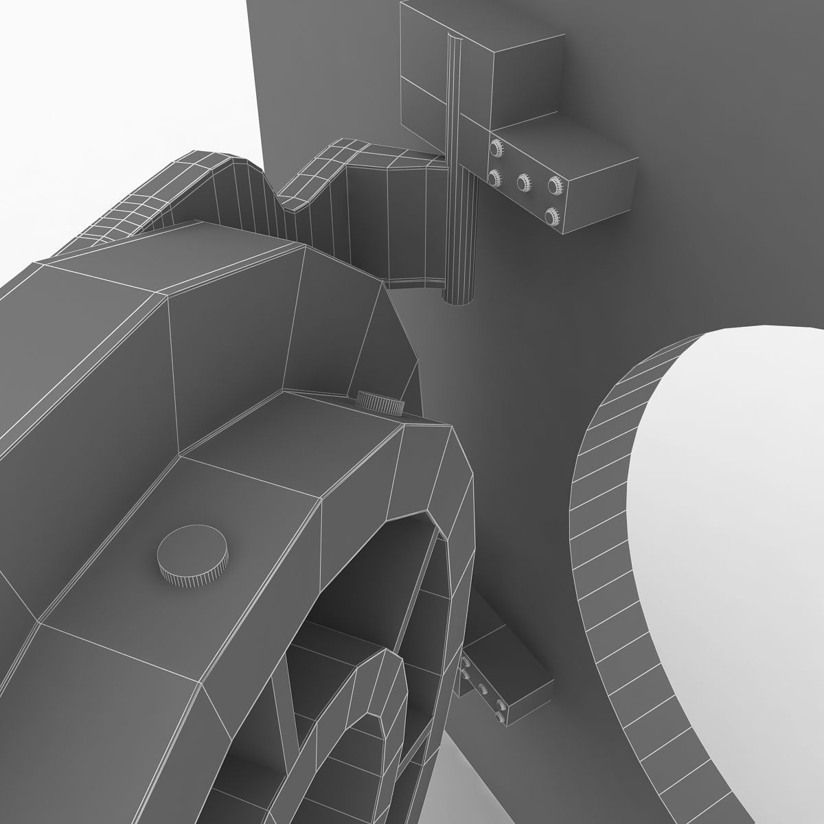 Vault bank 3D model_5