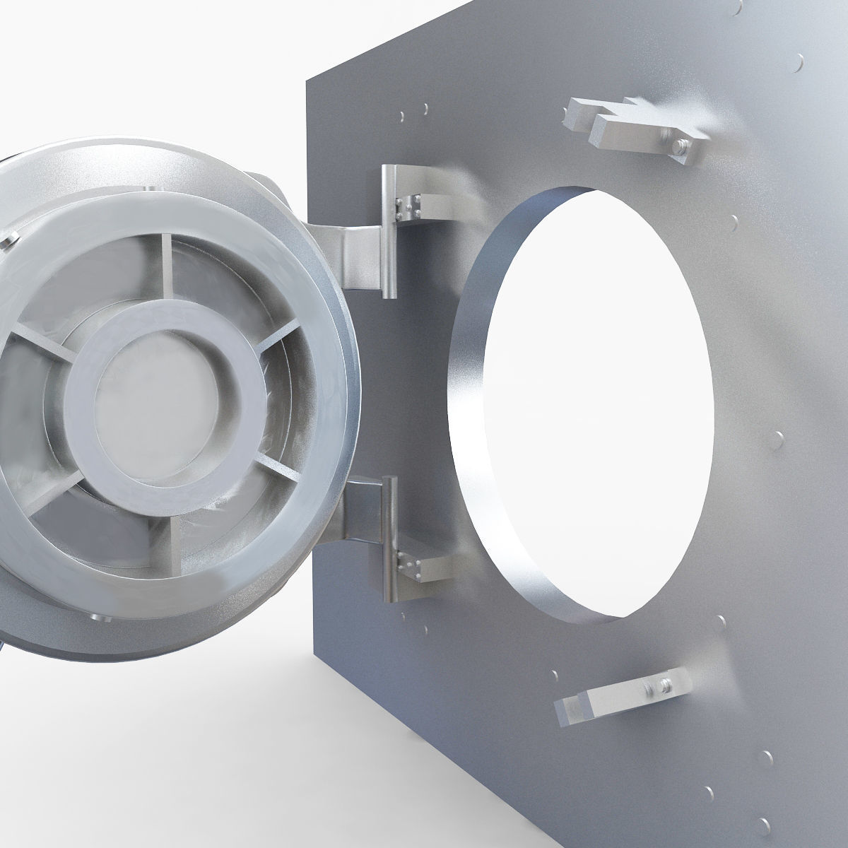 Vault bank 3D model_2