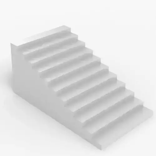 White Stairs 3D model