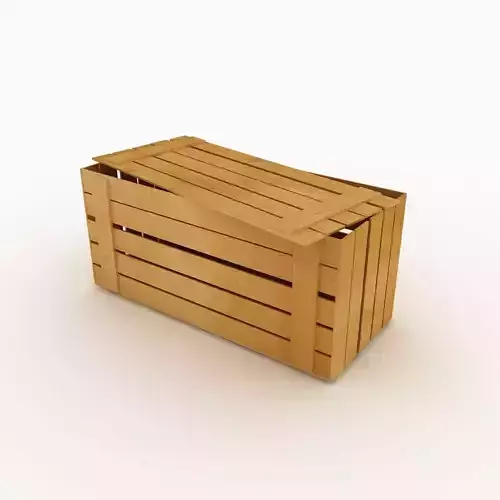 Wooden Crate 3D model
