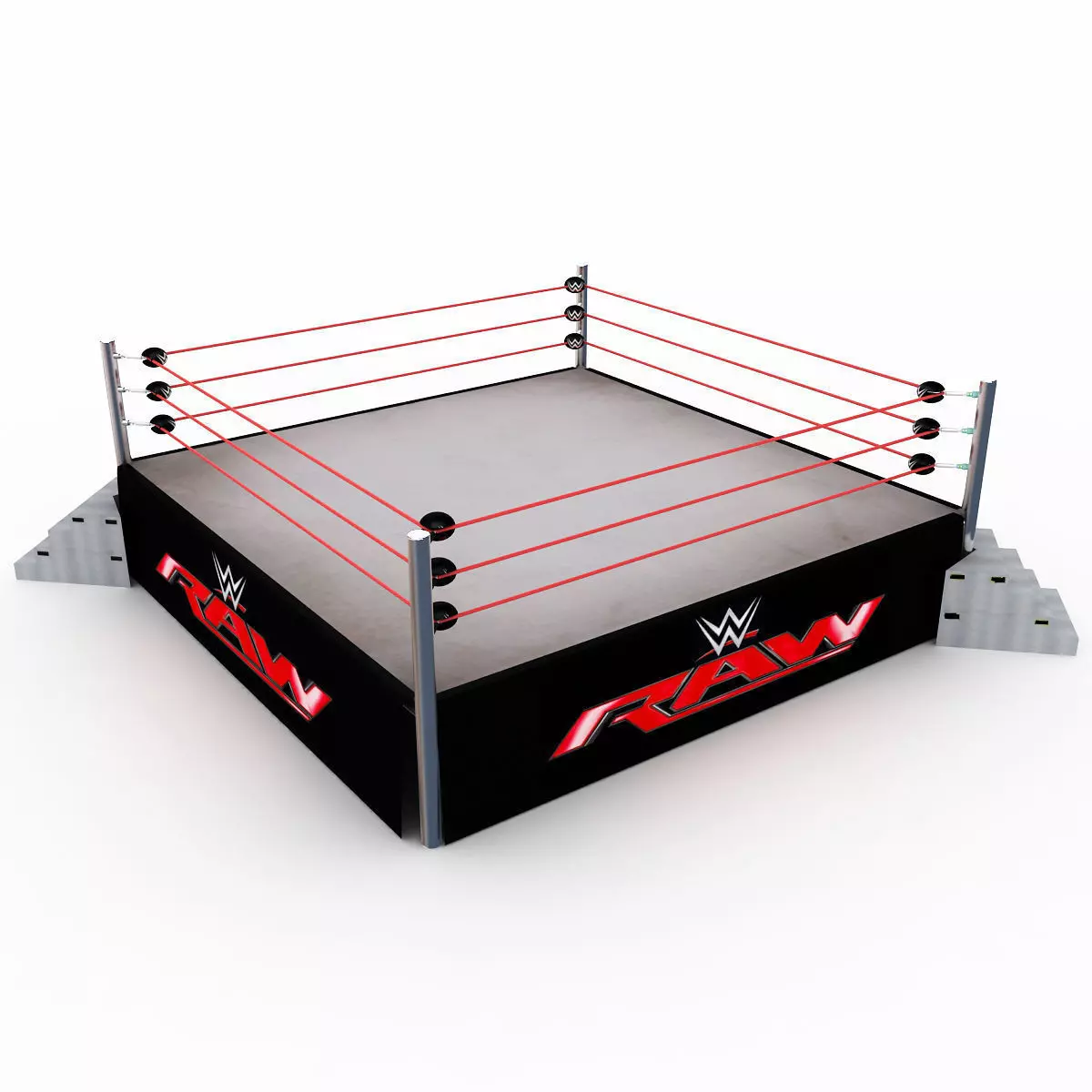 WWE Wrestling Ring 3D model