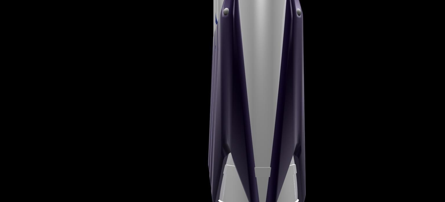 Falcon Heavy Animated 3D model_3