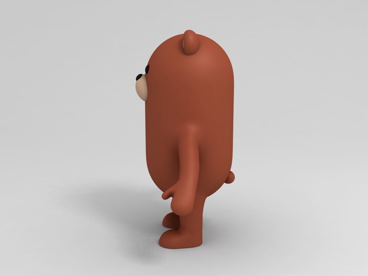 Bear Character 3D model_5
