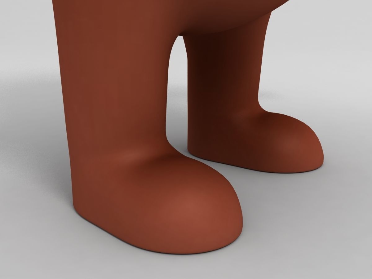 Bear Character 3D model_9