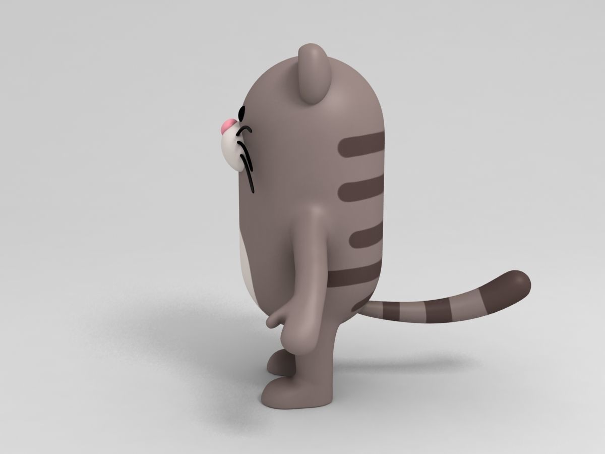 Cat Character 3D model_8