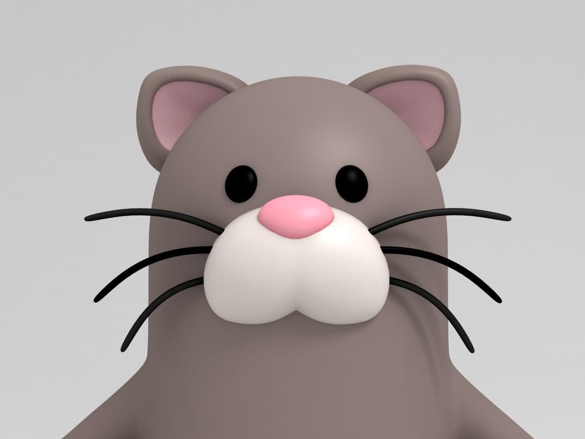 Cat Character 3D model_9
