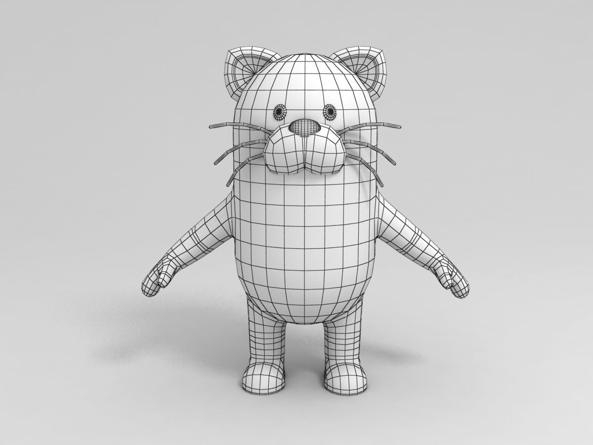 Cat Character 3D model_5