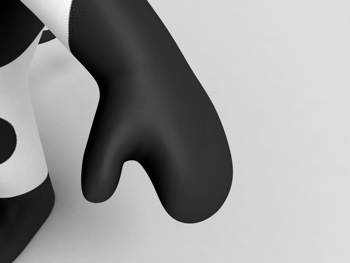 Cow Character 3D model_9