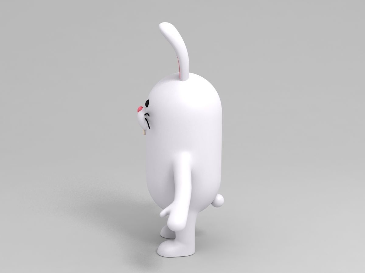 Rabbit Character  3D model_7