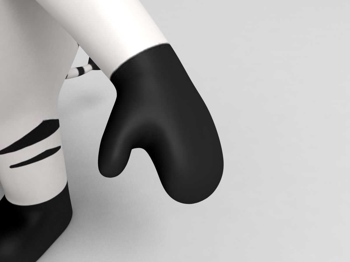 Zebra Character 3D model_9