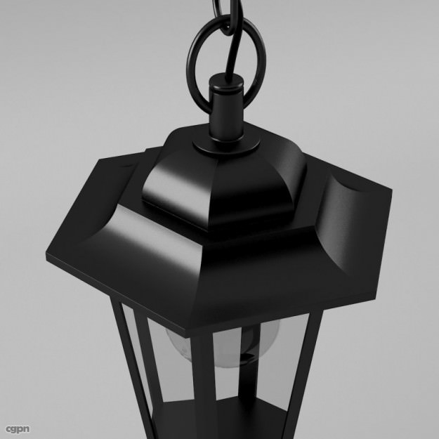 Exterior Ceiling Lamp 3D model_3