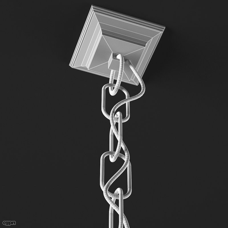 Exterior Ceiling Lamp 3D model_6