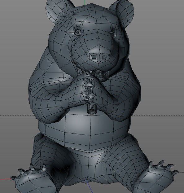 Bears pack Low-poly 3D model_12