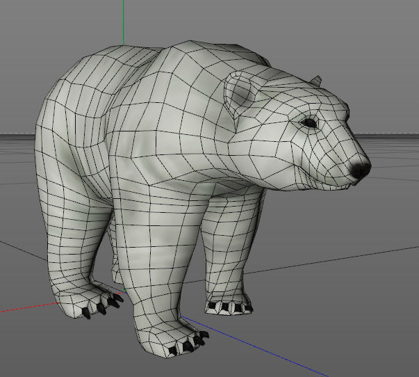 Bears pack Low-poly 3D model_18