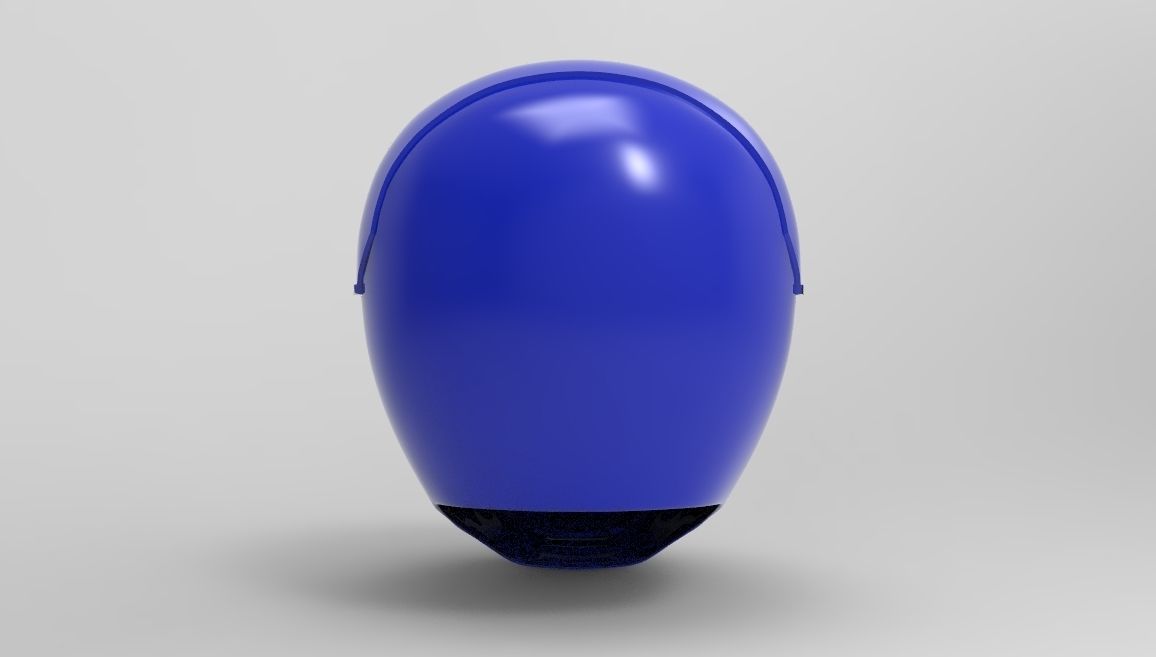 Blue Ranger Helmet from MMPR for 3D Printing 3D print model_2
