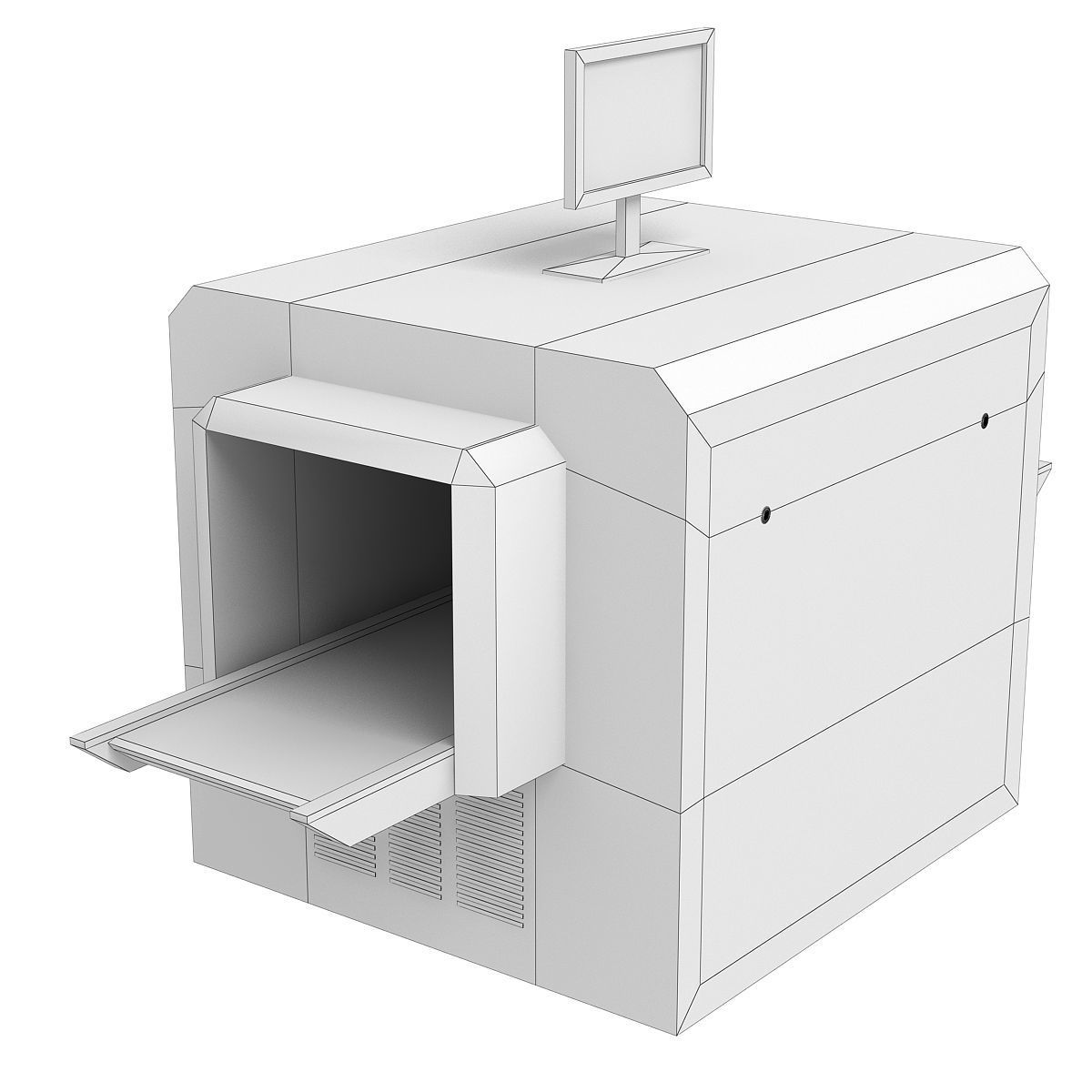 Baggage Metal Detector 3D model_5