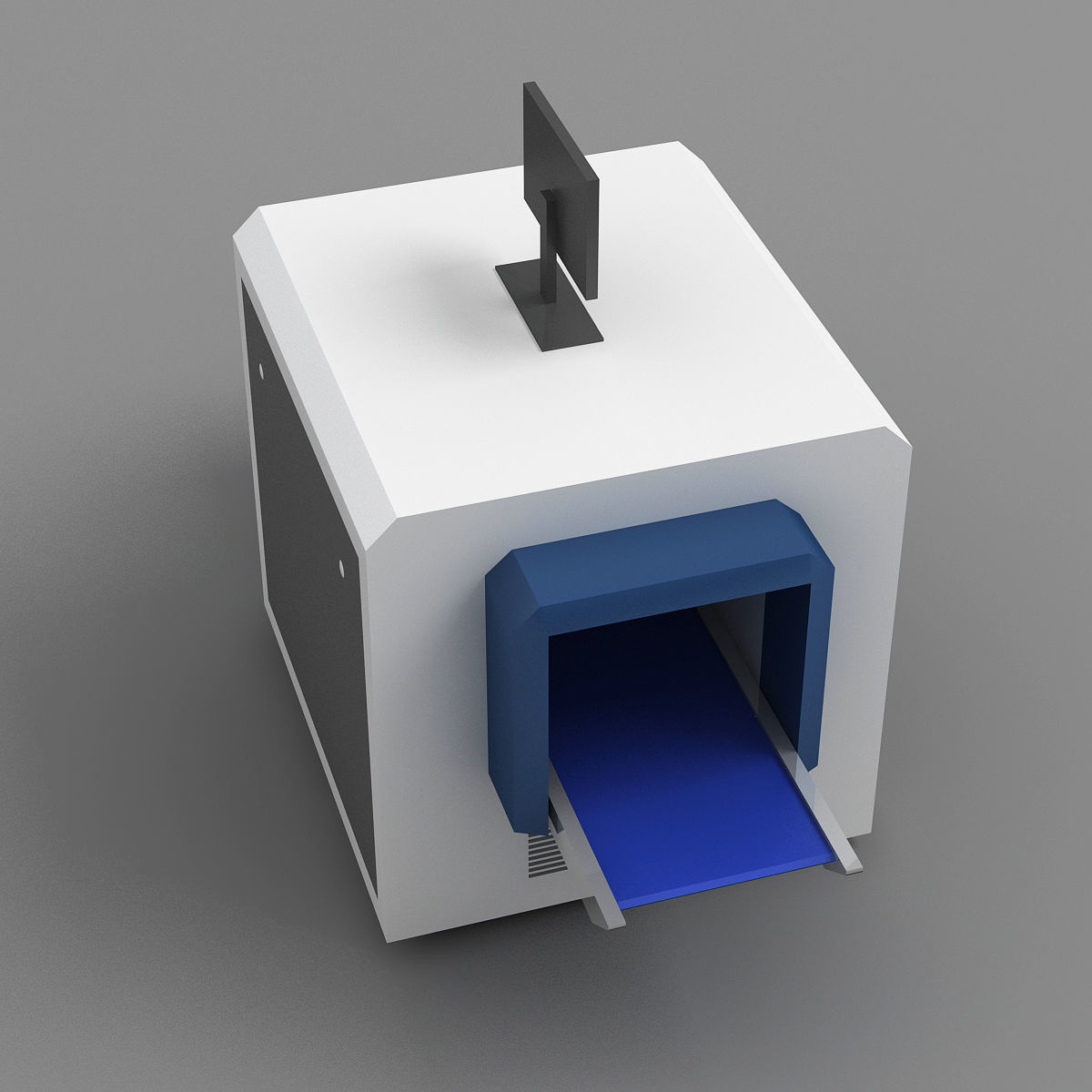 Baggage Metal Detector 3D model_1