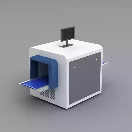 Baggage Metal Detector 3D model Baggage Metal Detector 3D model