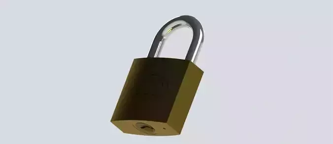 Padlock Free 3D model