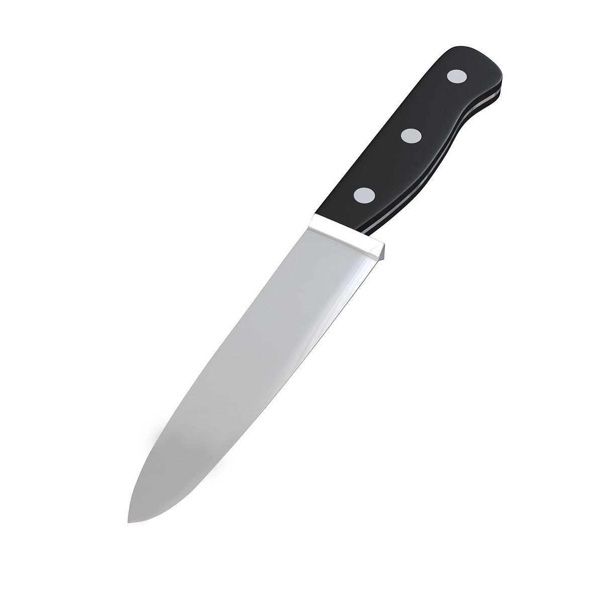 Chef Knife 3D model_2