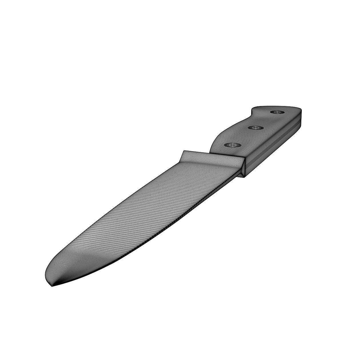 Chef Knife 3D model_7
